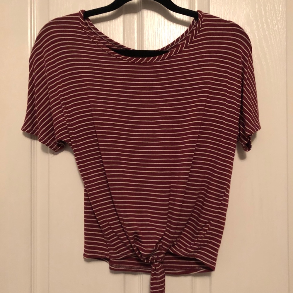 Front-knot t shirt